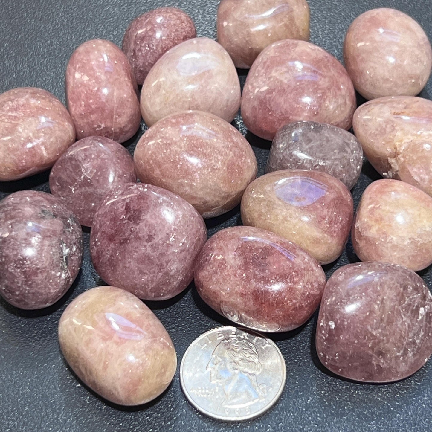 Red Strawberry Quartz Tumbled Stones