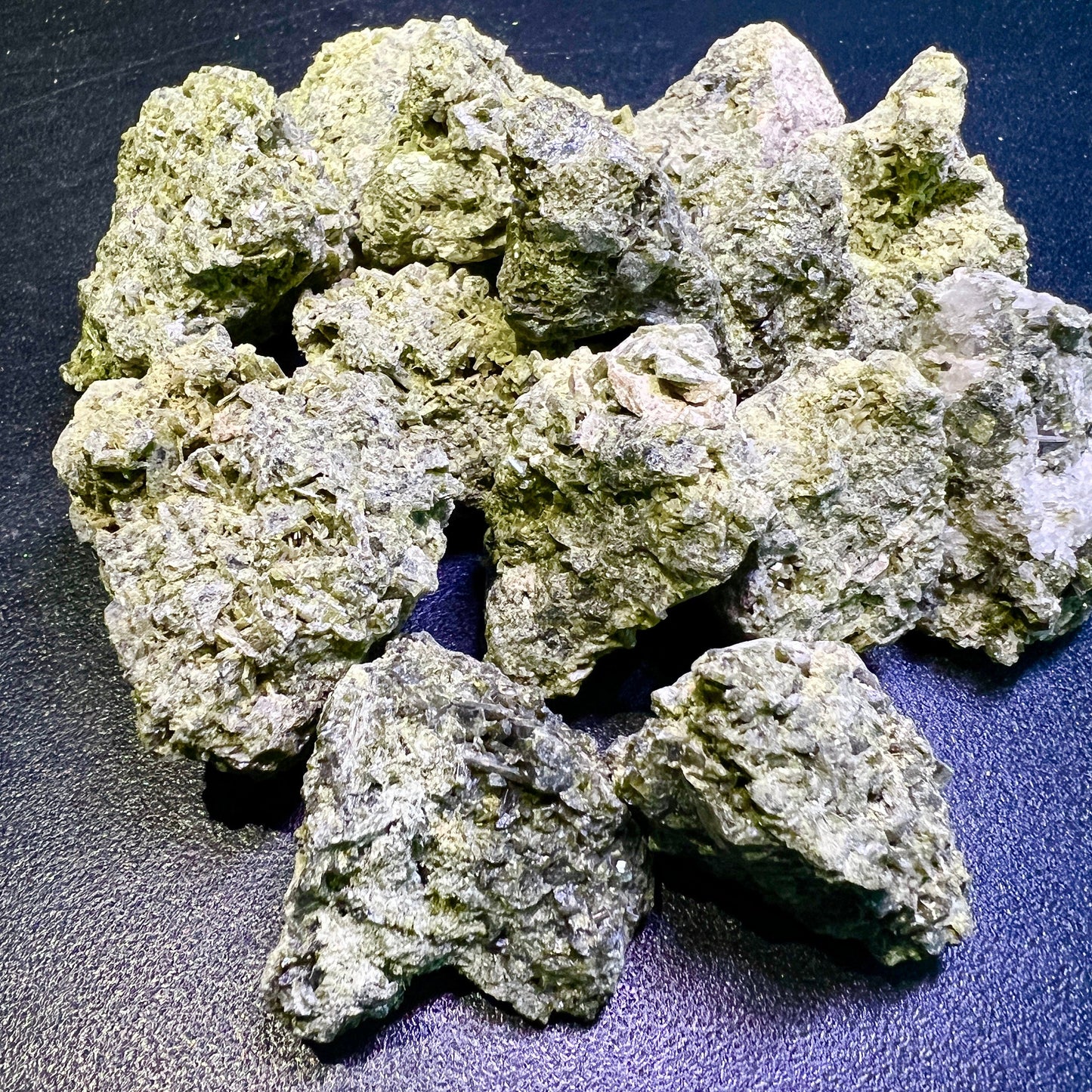 Green Epidote Crystal Rough Raw Stones (By The Piece or Pound)