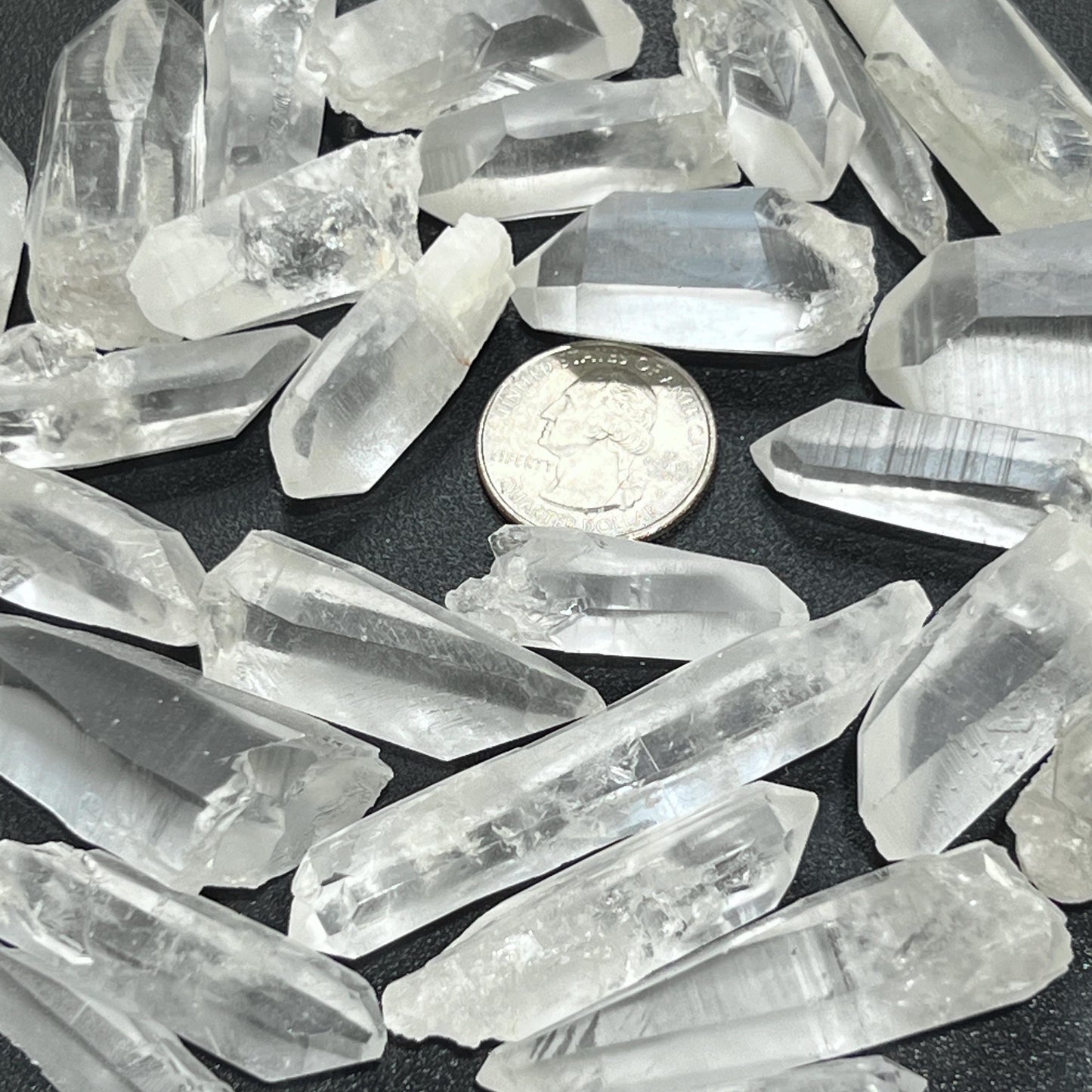 Lemurian Clear Quartz Crystal Points (By The 3 Pc or 1 LB) Rough Raw