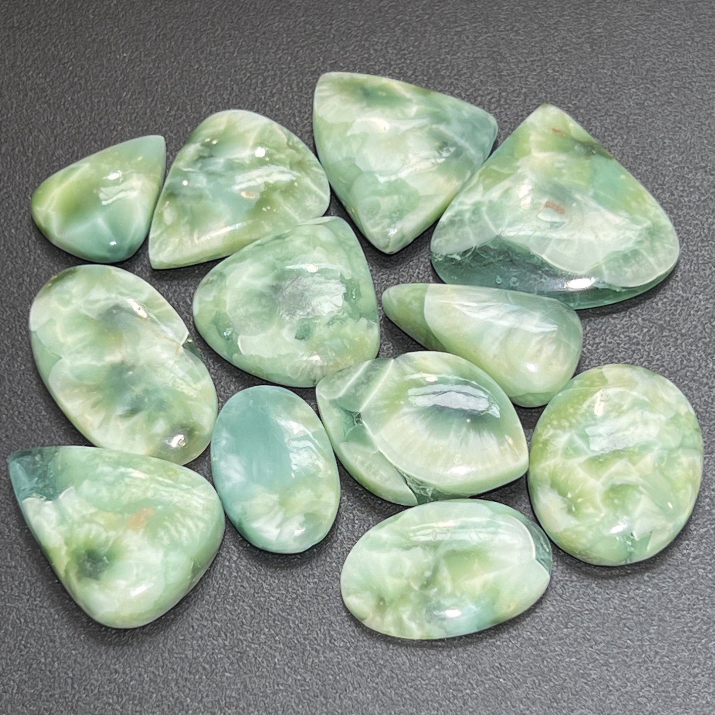 Hemimorphite (Electric Calamine) Cabochons