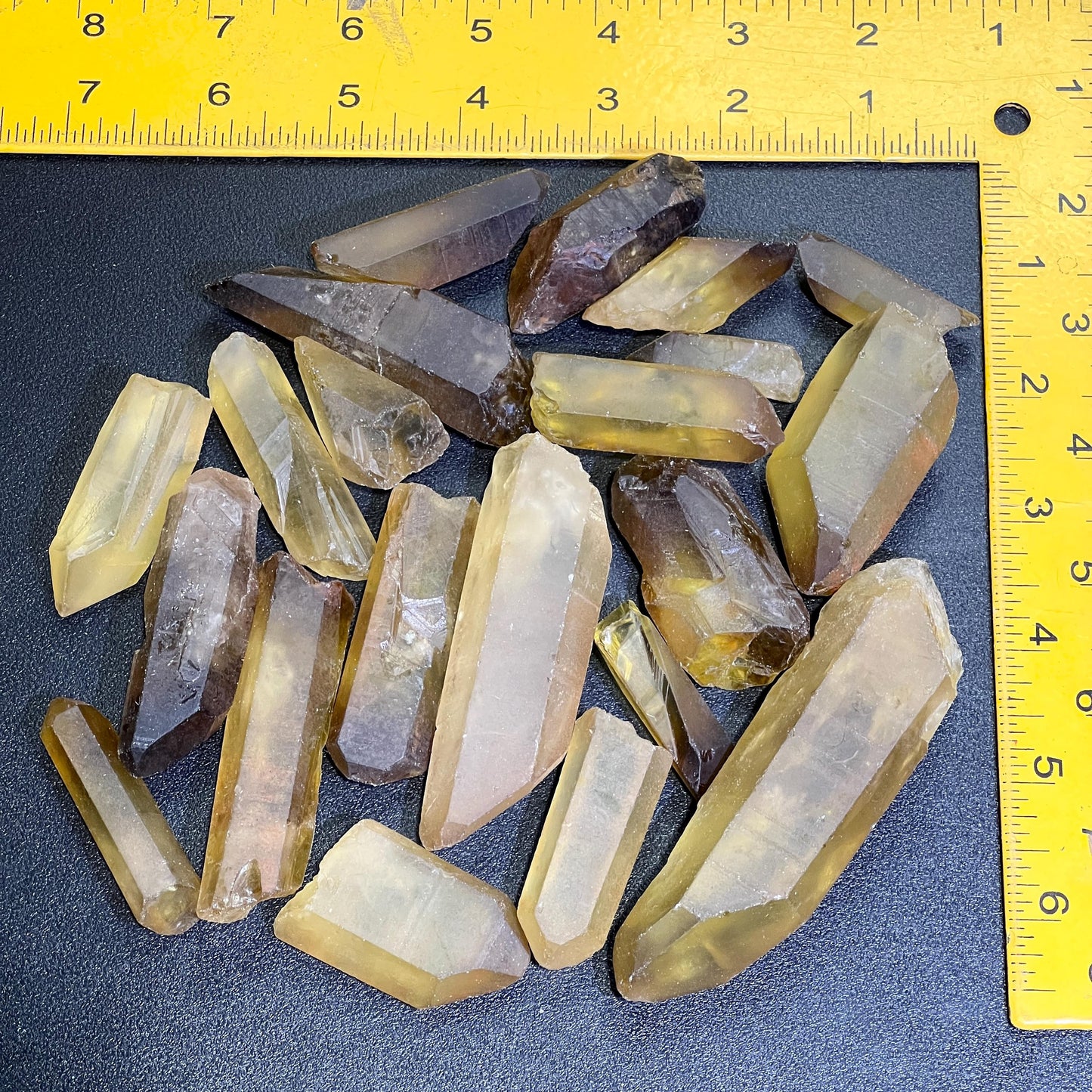 Citrine Crystals Natural Untreated Points Rough Raw