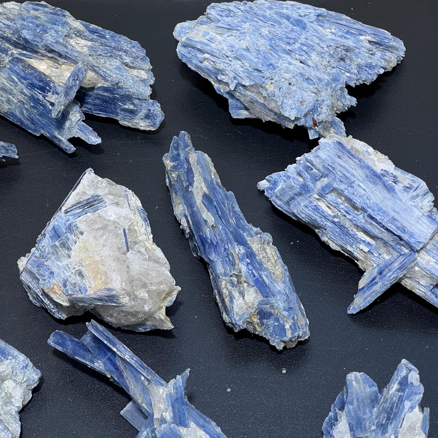 Blue Kyanite Large Crystal (By The Piece Or 1 LB) Rough Raw Clusters In Matrix Bulk