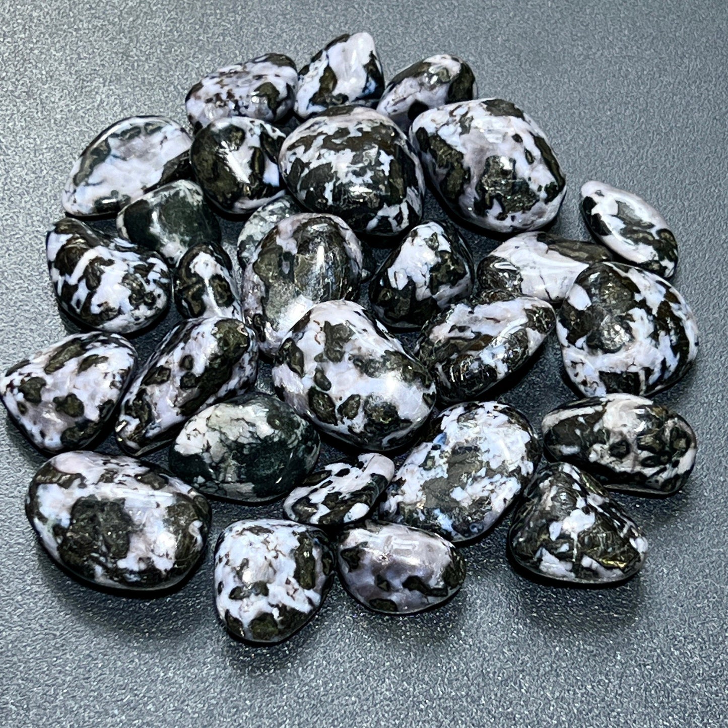 Indigo Gabbro Tumbled (Mystical Merlinite)(By The Piece Or Pound)