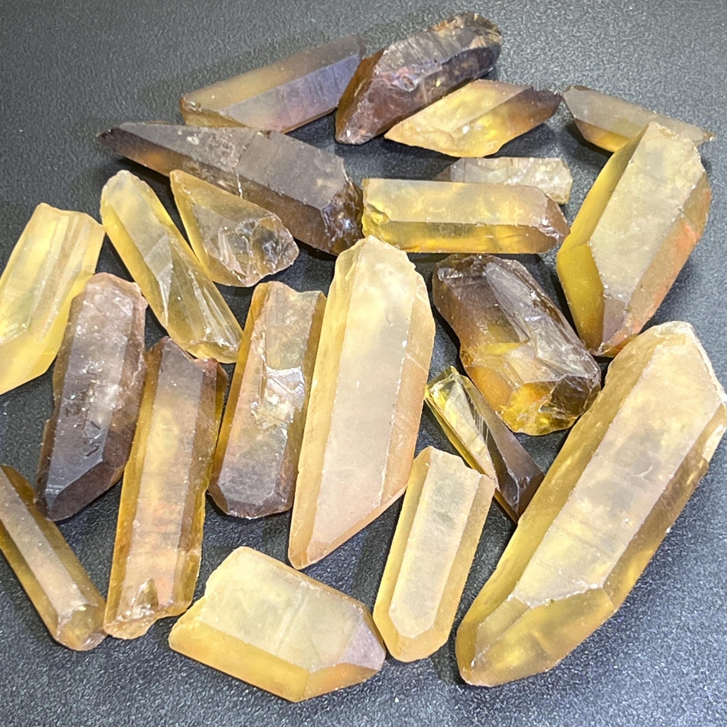 Citrine Crystals Natural Untreated Points Rough Raw