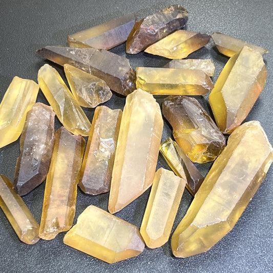 Citrine Crystals Natural Untreated Points Rough Raw