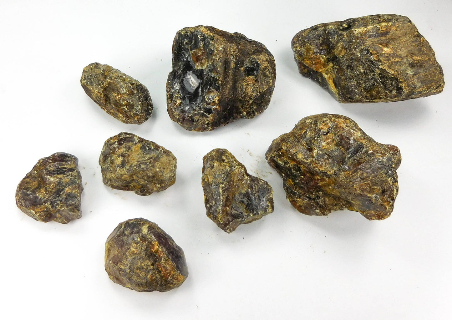 Black Amber Fossilized Tree Resin Mixed Sizes Rough Raw Stones (By The Piece or Pound)(UV Reactive)
