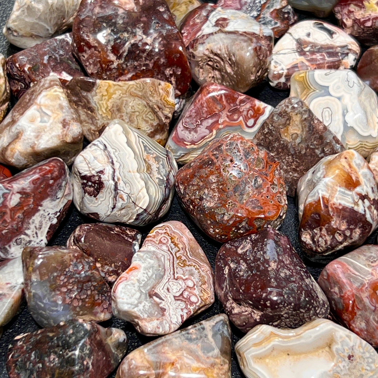 Crazy Lace Agate Tumbled (By The Piece Or Pound) Polished Gemstones