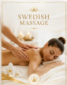90 Minute Swedish massage Full Body