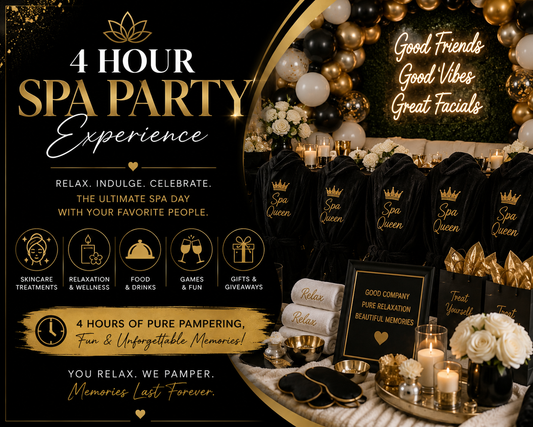 4 Hour Spa Party experience