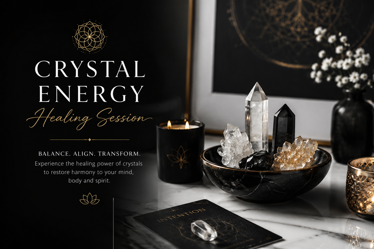 Crystal healing session