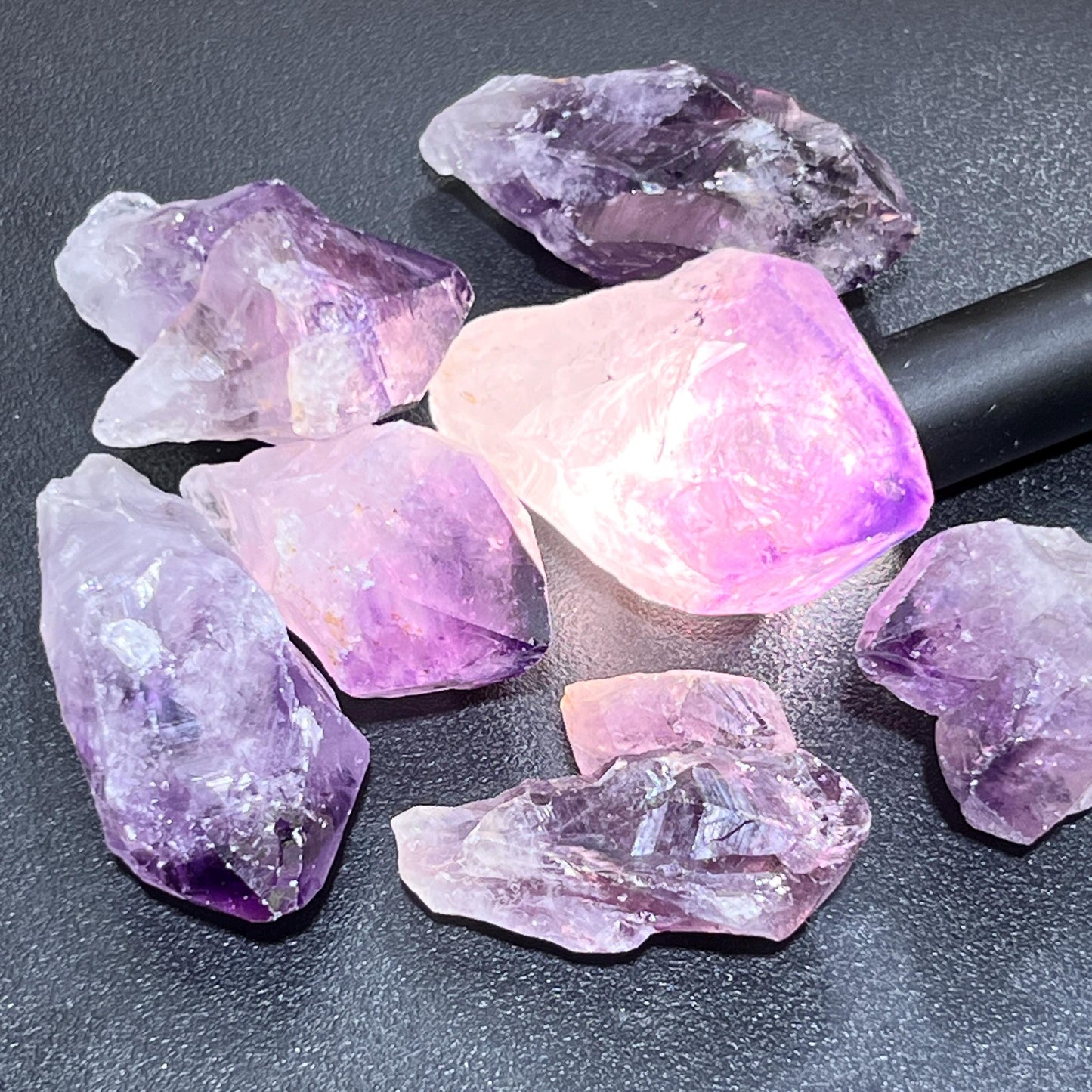 Large Purple Amethyst Crystal Points Rough Raw