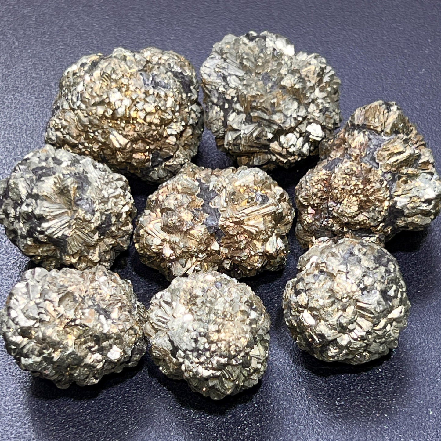 Marcasite Crystal Nodules Iron Pyrite Large Gold Nugget Rough