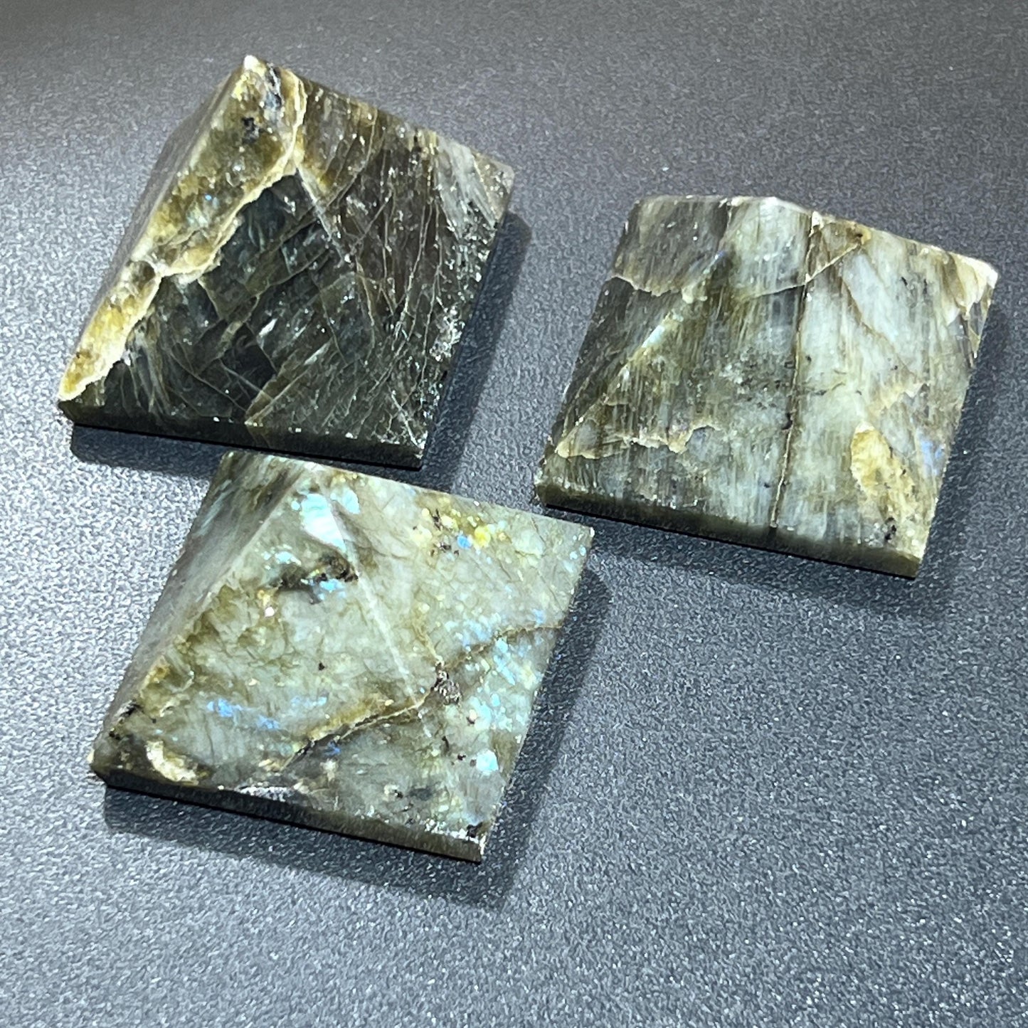 Labradorite Pyramid Crystal Carving