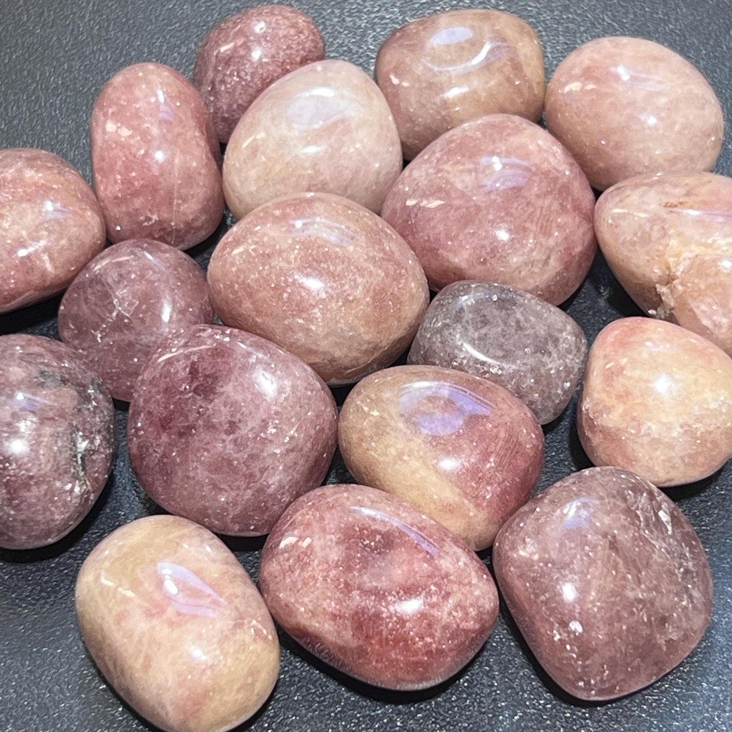 Red Strawberry Quartz Tumbled Stones
