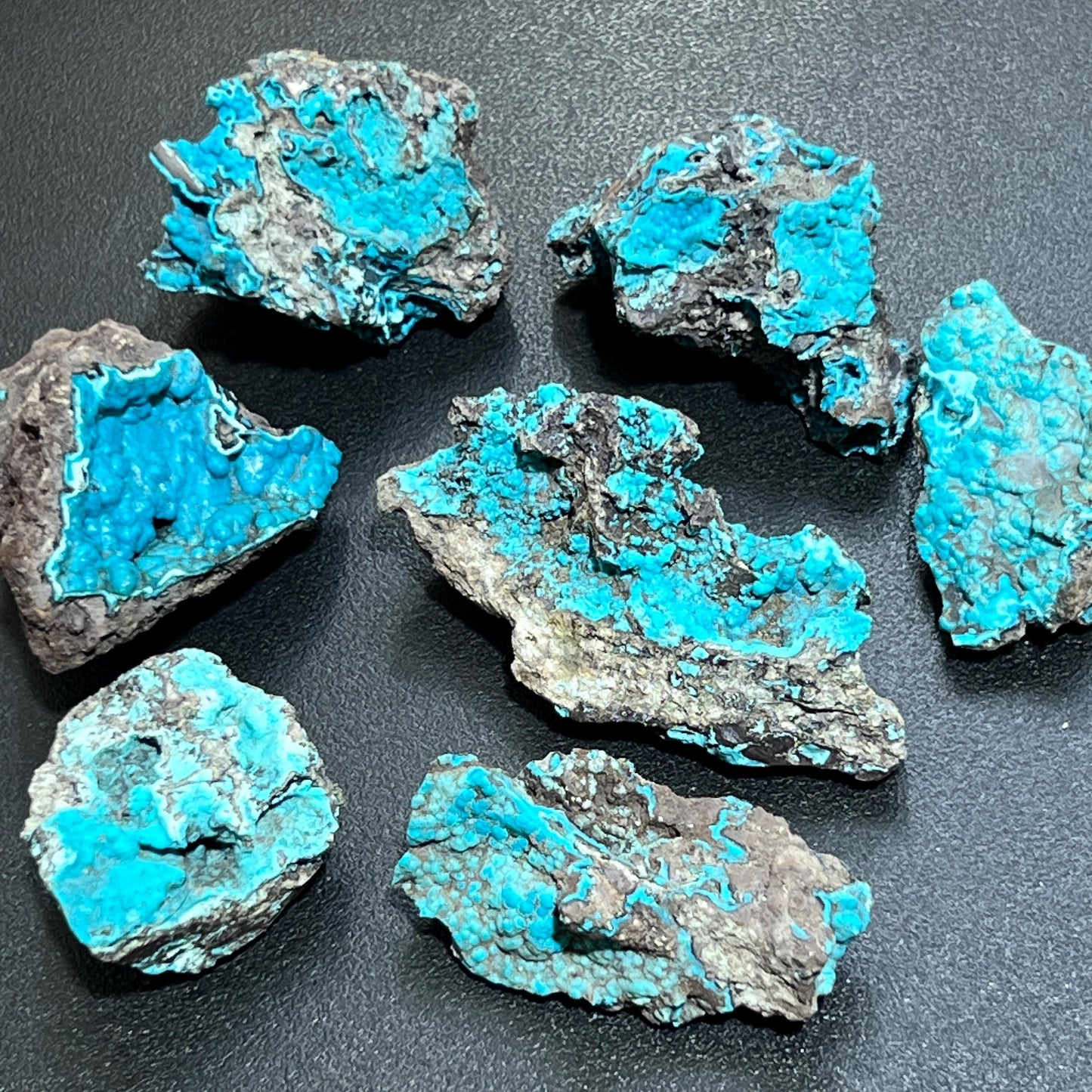 Chrysocolla Crystal Clusters Rough Raw