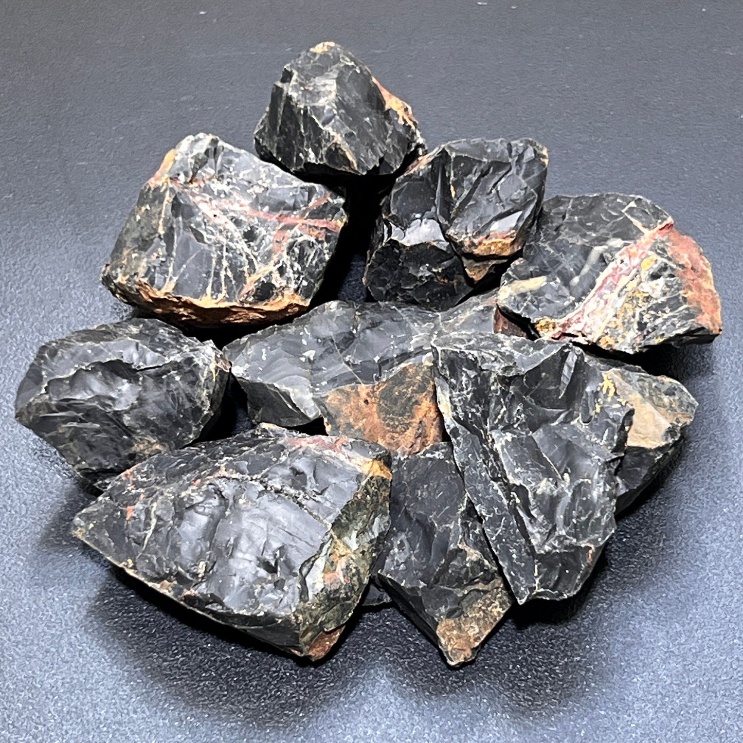Large Black Onyx Rough Raw Stones (By The Piece or Pound)