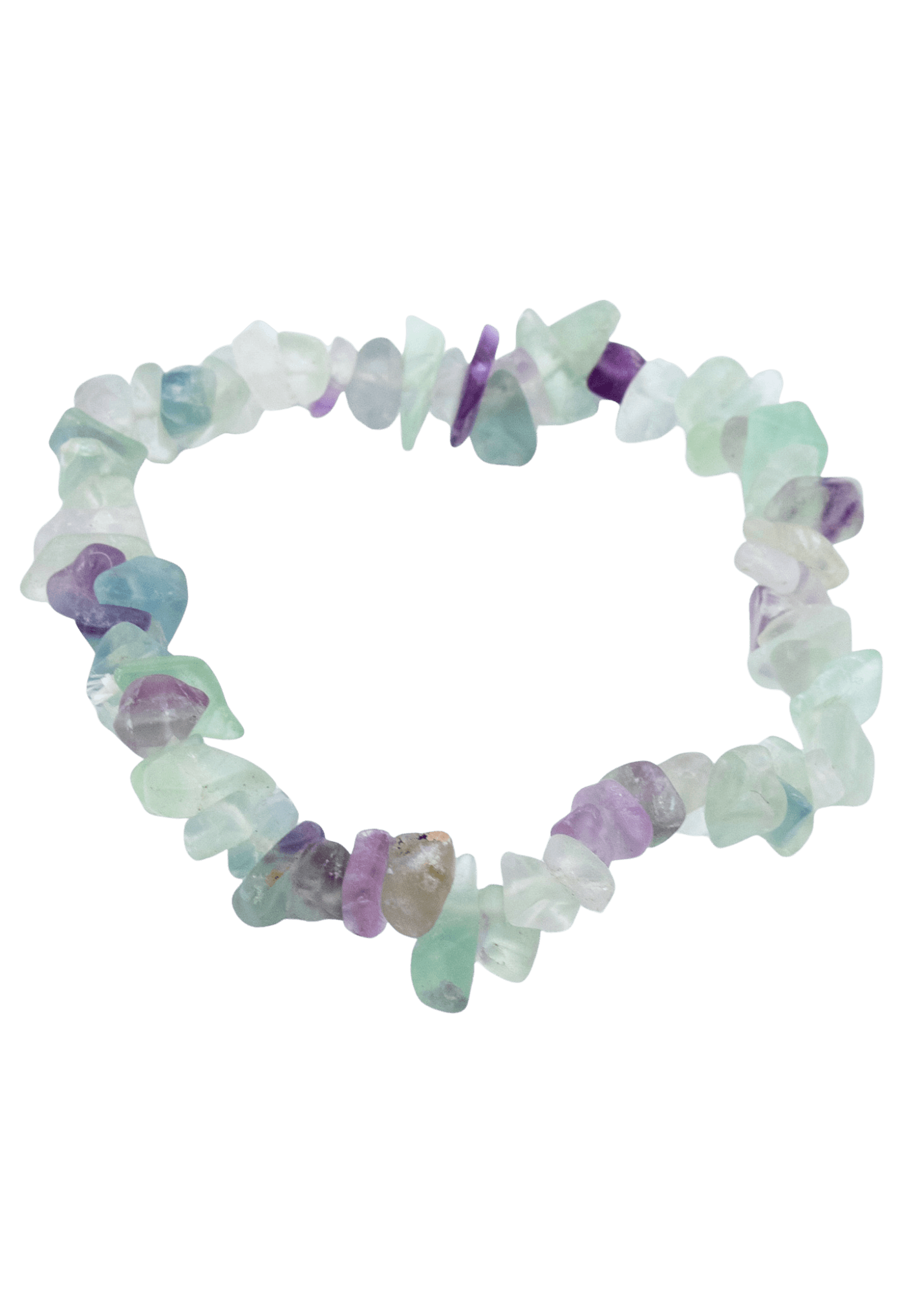 Fluorite Chip Stretch Bracelet